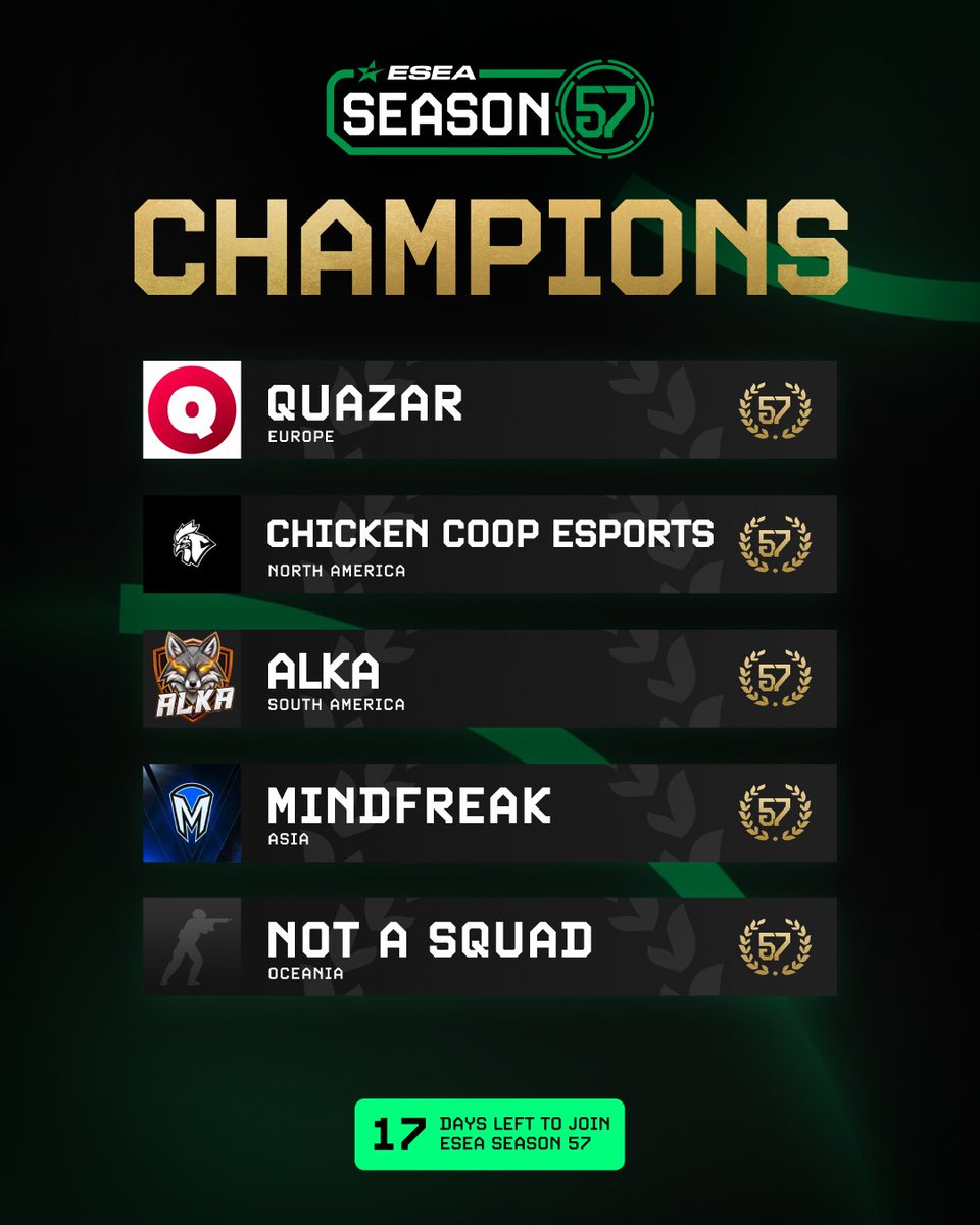 ESEA League tweet media
