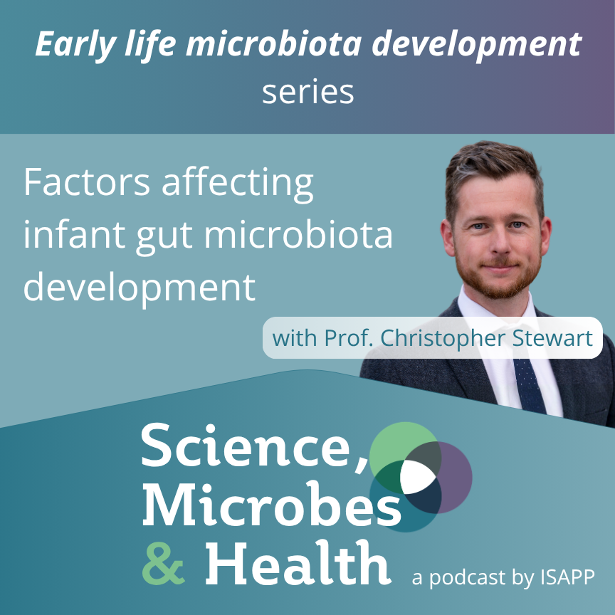 ISAPPscience's tweet photo. In our latest podcast, Prof. Christopher Stewart discusses:
➡️ Factors correlating w/ infant gut microbiota composition
➡️ Surprising findings about which bacteria in the infant gut feed on HMOs
➡️ Gaps in research on the preterm infant gut microbiota
https://t.co/BFbmWToj67 https://t.co/kB5ObsFppu
