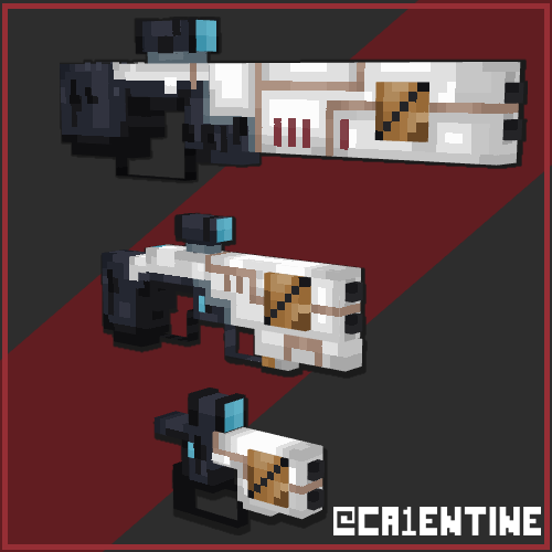 Ca1entine's tweet photo. Minecraft X Warhammer 40k
T'au Weapon Pack No.1

#warhammer40k #blockbench #pixelart #minecraft https://t.co/1k0f6DCtOg