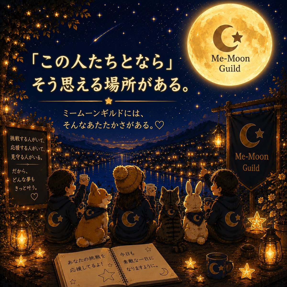 kaedepapa_724's tweet photo. 人が集まる理由って、
楽しいから、
だけじゃない。

「この人たちとなら」

そう思える安心感があるから。

挑戦する人も、
応援する人も、
見守る人も、

みんなで一つの空気を
つくっている。

ミームーンギルドには、
そんなあたたかさがある。

今日も
エールを送ります。 https://t.co/n9aqTDVe51