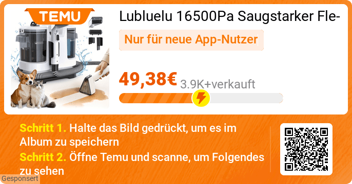 bakus247's tweet photo. Lubluelu 16500Pa Saugstarker Fleckenreiniger, mit Multifunktionswerkzeugen, Dual-Wassertank-Design, Platzsparendes Design, 3-Fach-Reinigung, Chemikalienfreier Fleckenentferner für Teppiche, Haustiere, Autositze
👉 Artikellink: https://t.co/xeBK8emTVN https://t.co/Bf7X6e0DOf