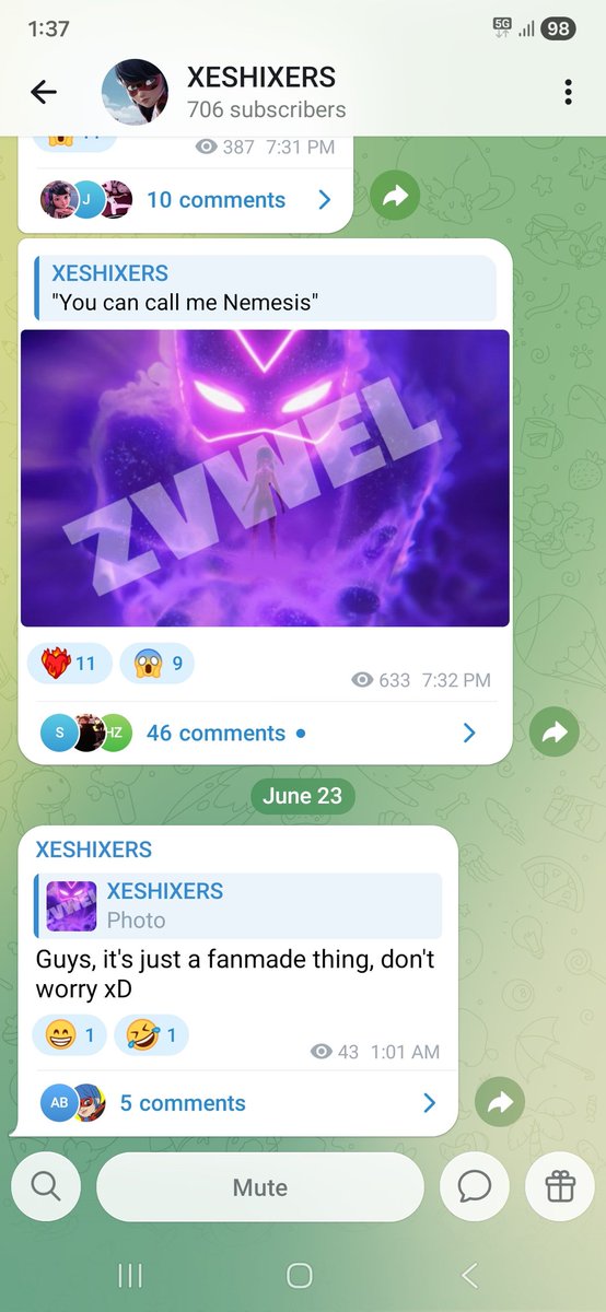 DesignTrack894's tweet photo. #MLBS6Leaks

So for those who saw this yeah. It was fanmade. The leakers have officially began messing with the fandom as well🤣

Unless he's being sarcastic😶 (doubt it, but still lol) https://t.co/52kxrt7GwB