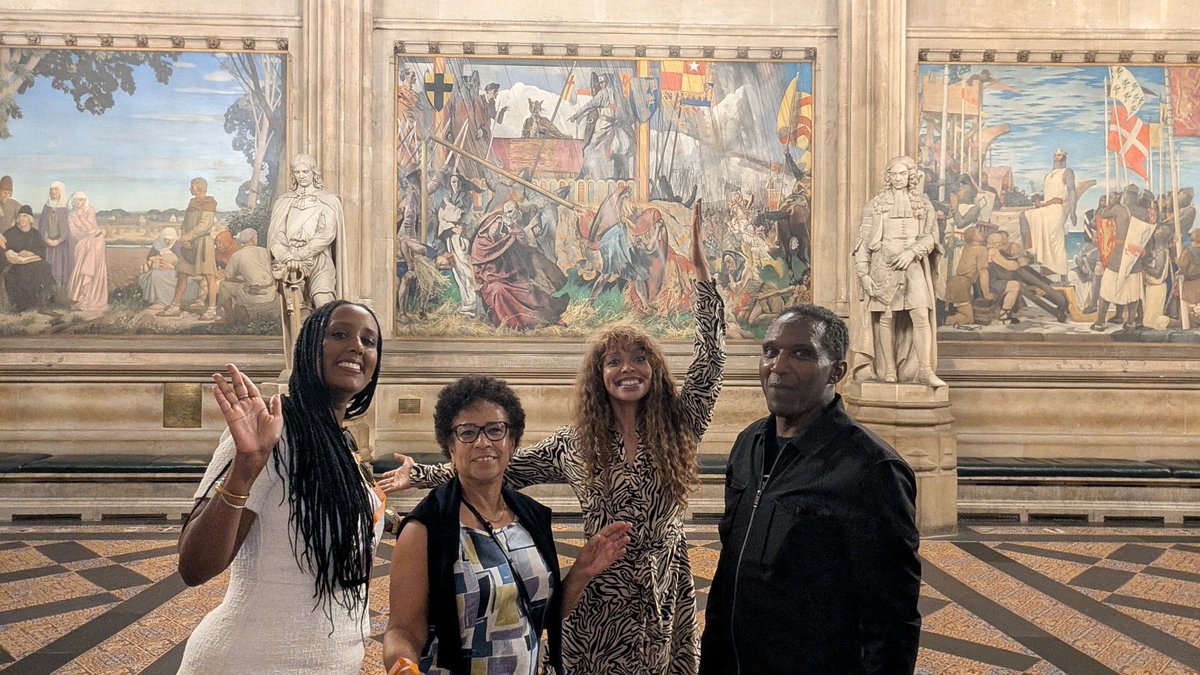 lemnsissay's tweet photo. A momentous day to be in parliament at The Pavilion Terrace in the cool breeze of The Thames to celebrate the   75th anniversary of The  Southbank Centre.  

- The allure  of Andy,  the buzz of Burnham was in the air 

Thank you Florence Eshalomi MP for hosting us. Inspired speeches by Elaine Bedell, Dame Caroline Dinenage  MP and Florence Eshalomi MP.  

And thanks to Secretary of State @lisanandy   for popping in.  Thank you to my close friend @SelamAmare  and long time  new friend Melène Gomera.  The queen of jazz production was here too Janine Irons OBE FRSA.