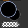 Nydoriko's tweet photo. I have my complains about it to be a circle..... c'mon i'll miss my square box. ç--ç

Hope i can have a way to split it to be a way bigger to get both faster on my smol tablet LOL https://t.co/pAfguHOtHW