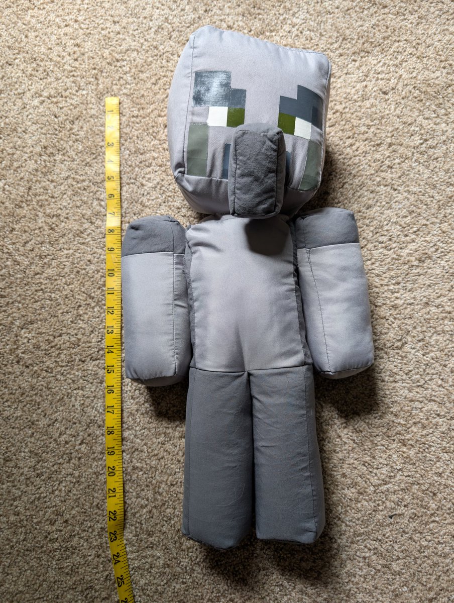 dirtyjujubeanz's tweet photo. Working on a pillager plushie because I'm tired of this grandpa!
His body is done time to work on the clothes wehehehehe!!!
#minecraft #minecraftplush #illager #pillager https://t.co/UajvlkqKjR