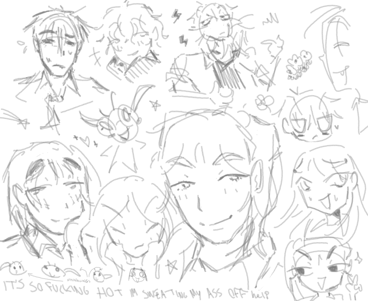 nodeguva's tweet photo. zomst hs doodles cause i have to busy myself in this heat https://t.co/hH0sbmMvC8