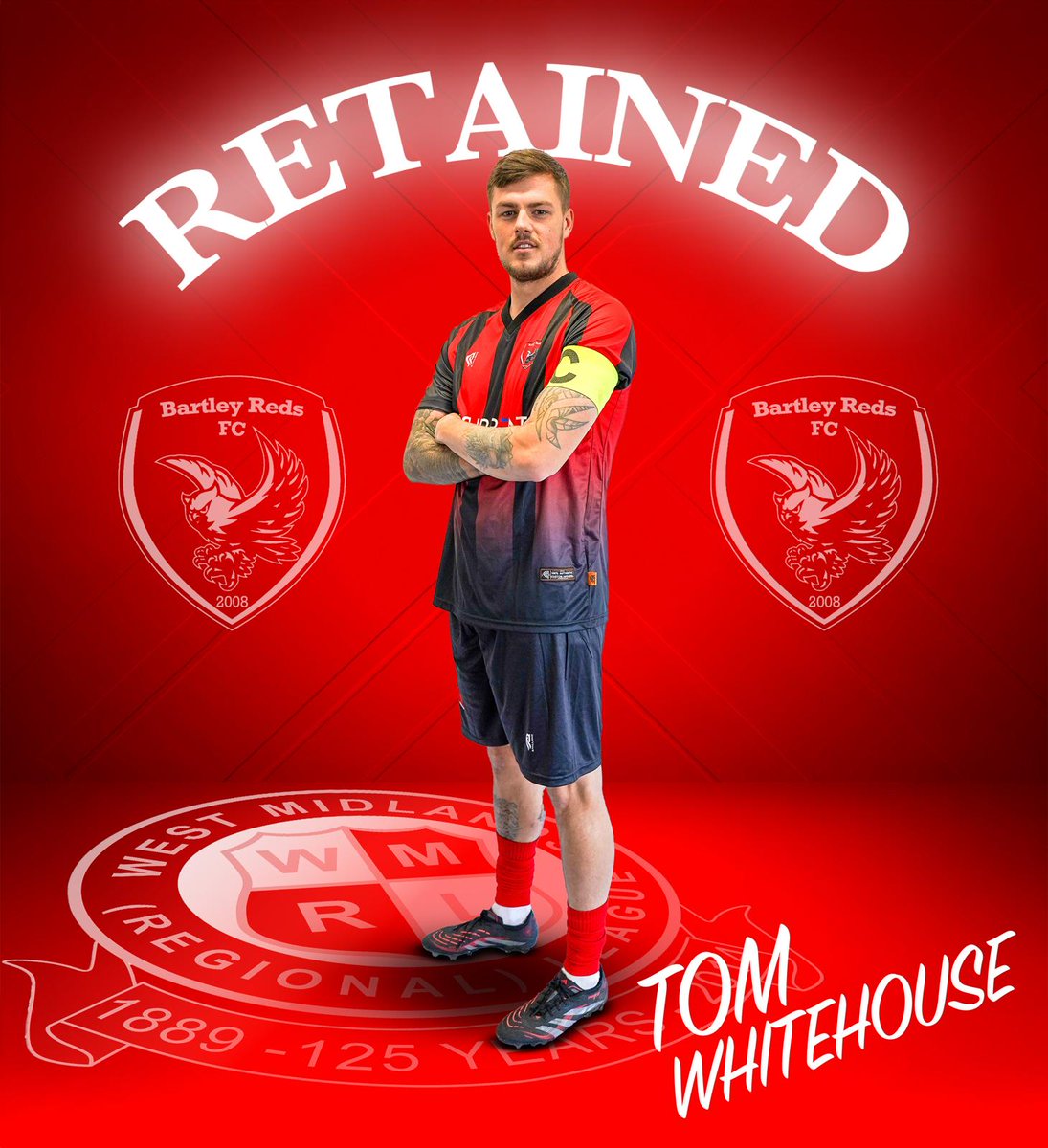 BRFC_UTR's tweet photo. 🔴⚫ RETAINED⚫🔴

Tom Whitehouse 

Our most capped player
Our Highest Goalscorer

He'll be back to add more 26/27.

UTFR FTR https://t.co/RG93qpof6n