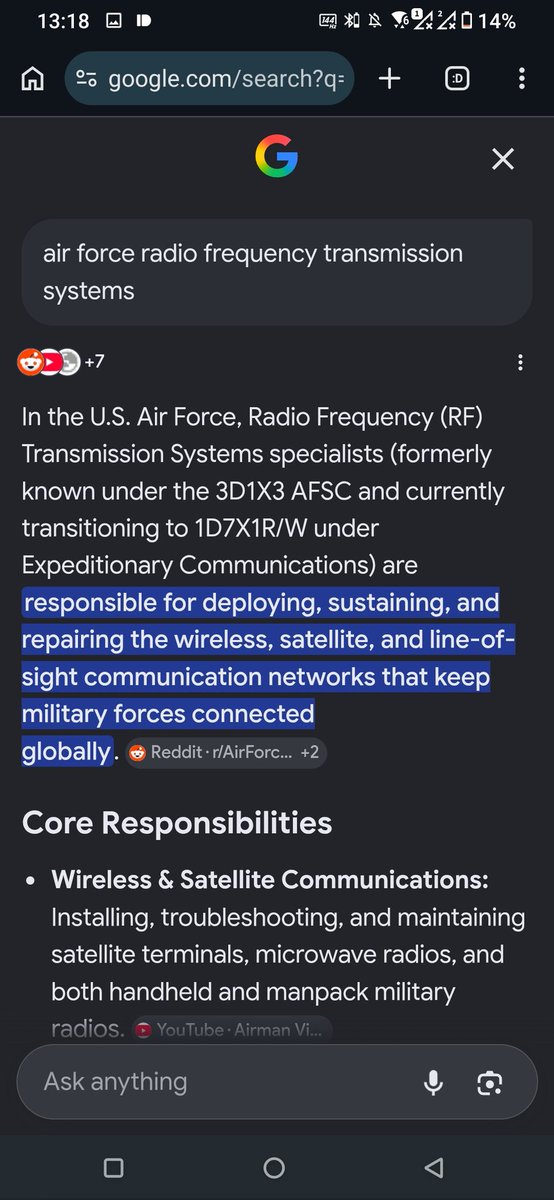 ClusterFieldtex's tweet photo. @OorahTank @rumiprincesss Are you not a crayon eater? Leatherneck? Jarhead? United States Marine corps? dude i could be wrong but i figured I'd ask
I'm a retired chairforce Transmission Systems specialist aka 1D7X1R/W https://t.co/B2QhGuGL4P