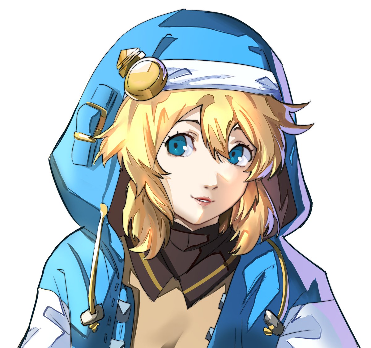 eggpoulet's tweet photo. annual bridget drawing in the azusa shimada artstyle #GUILTYGEAR #bridget https://t.co/G7NJlXn1Eo