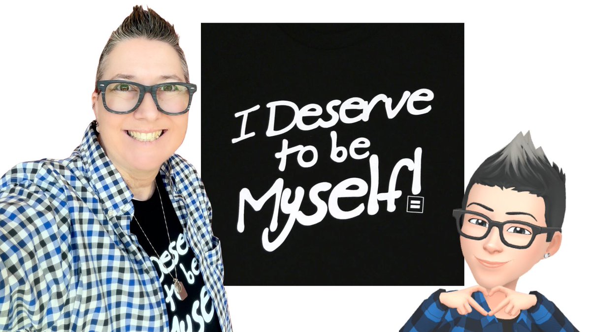 apsitjen's tweet photo. I deserve 
to be 
Myself!
@HRC 
#PrideMonth
T-Shirt # 215 https://t.co/0p9Ad1oqYL