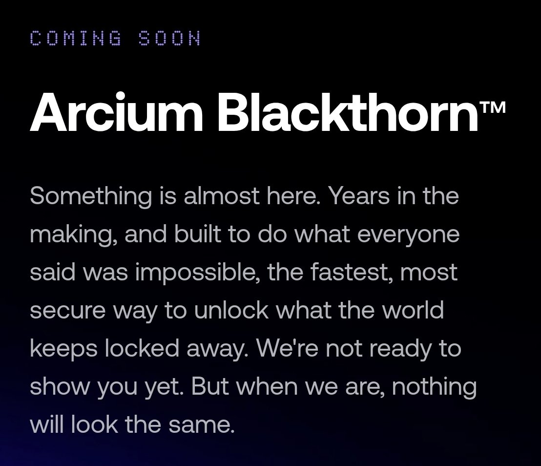 justanotherkun's tweet photo. $ARX, there's still more to come. 

TGE is just another milestone and not the end. Mainnet is live and there's something in the making.

@Arcium Blackthorn. 
Probably <encrypted> and it's exciting!
Make sure to catch up, you dont want to miss it! 
Up the purple flag💙 https://t.co/y13kVOyVfB