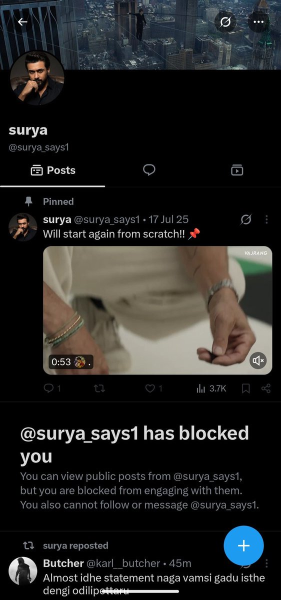 kickuedits's tweet photo. @surya_says1 @TheAakashavaani @surya_says1 era akramarka enti okkadanike block aa neeku morfulu Enduku ra alga lanjakodaka 🤣🤣 https://t.co/tMgCZdI9l4