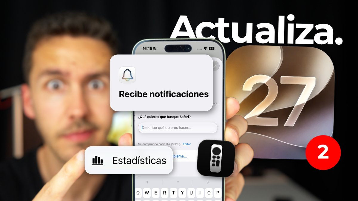 geniusmanu_'s tweet photo. 🍿 Apple ha lanzado iOS 27 beta 2.

La he analizado y muestro todas las novedades.

Hay bastantes cambios interesantes.

Todos los detalles ➡️ https://t.co/iqNvx80IIH https://t.co/xmwn9fep0I
