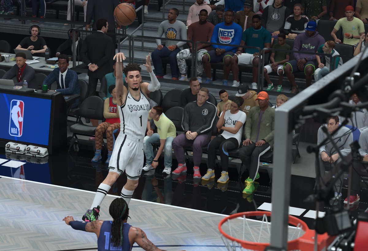 Ariake14u's tweet photo. #nba2k26 のイベント、90’s。ご協力いただいたフレンドさんありがとうございました。良い報酬はもらえませんでしたが、Rep稼ぎありがたかったです。

NBA2Kって映像が綺麗なゲームですが、リプレイで自分のビルドって見てます？RECで見る姿より数段綺麗にお気に入りのビルドを見ることができます。 https://t.co/XWORUXalLb