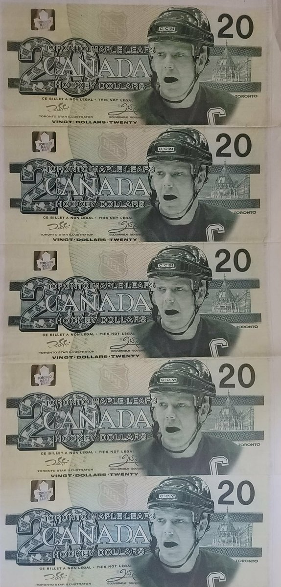 JaypleLeafs's tweet photo. Currently printing passion bucks, no counterfeits in this house #leafsnation https://t.co/oh08DxrzS6