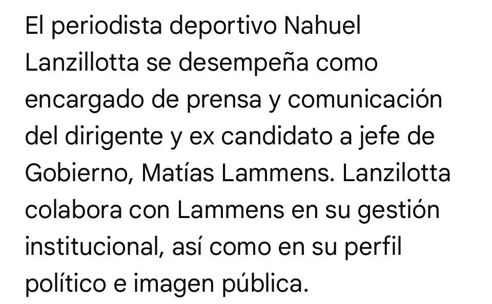 Dariohilcuervo's tweet photo. Nuevo jefe de prensa 
Gestión Culotta-Lammens https://t.co/wFbOhTli9Q