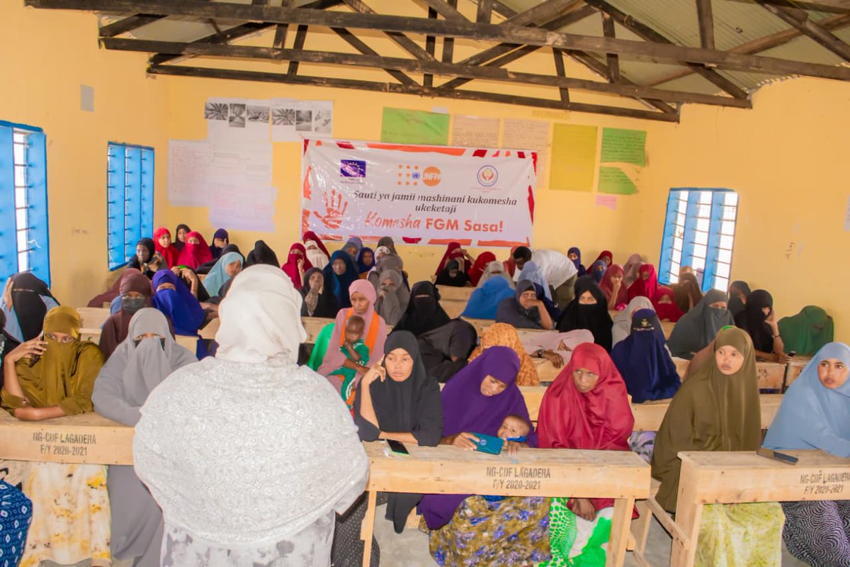 BsiKenya's tweet photo. Survivor training in Maalimin Village, Lagdera Sub-County-Garissa empowered FGM survivors to use their voices as catalysts for change through storytelling, healing from trauma and collective action in partnership with the @EUinKenya and @UNFPAKen.

#KomeshaFGMSasa
#EndFGM https://t.co/6EBRKvm8CB