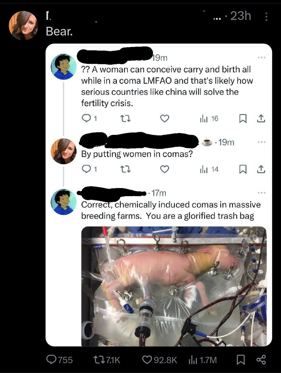 tradcuckcope's tweet photo. @zhiheather @sylintactgrate wtf women are fed housed and paid by the govt from cradle to grave, not $1 in net tax contributions.  If you dont owe men sex and babies then why do we keep you around?  or are you acknowledging your selfish grift and simply bragging about it.  Time has come for ROAST PROTOCOL https://t.co/5SDp7V7J4H