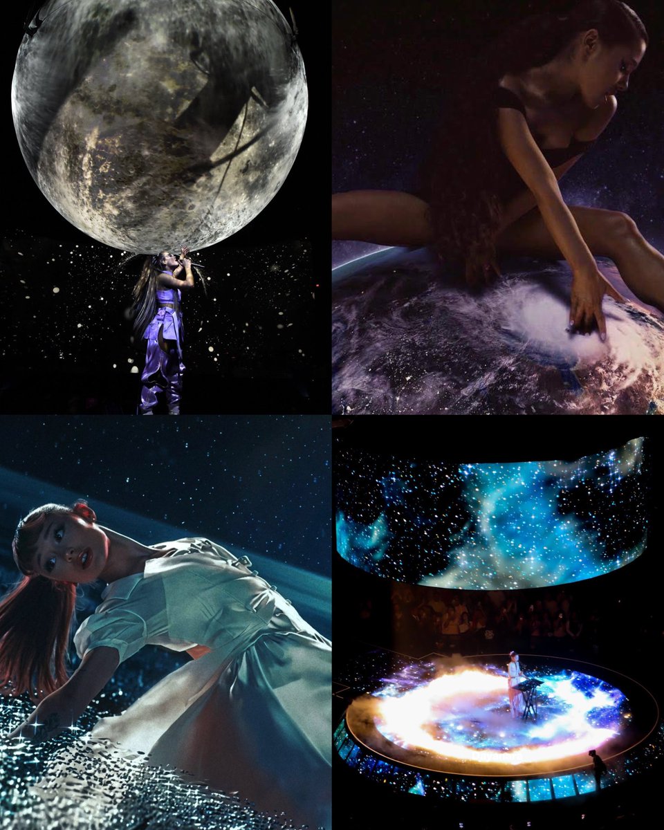 ArianatorFallen's tweet photo. Ariana with space astronomy is everything https://t.co/xKuhuyLxR8