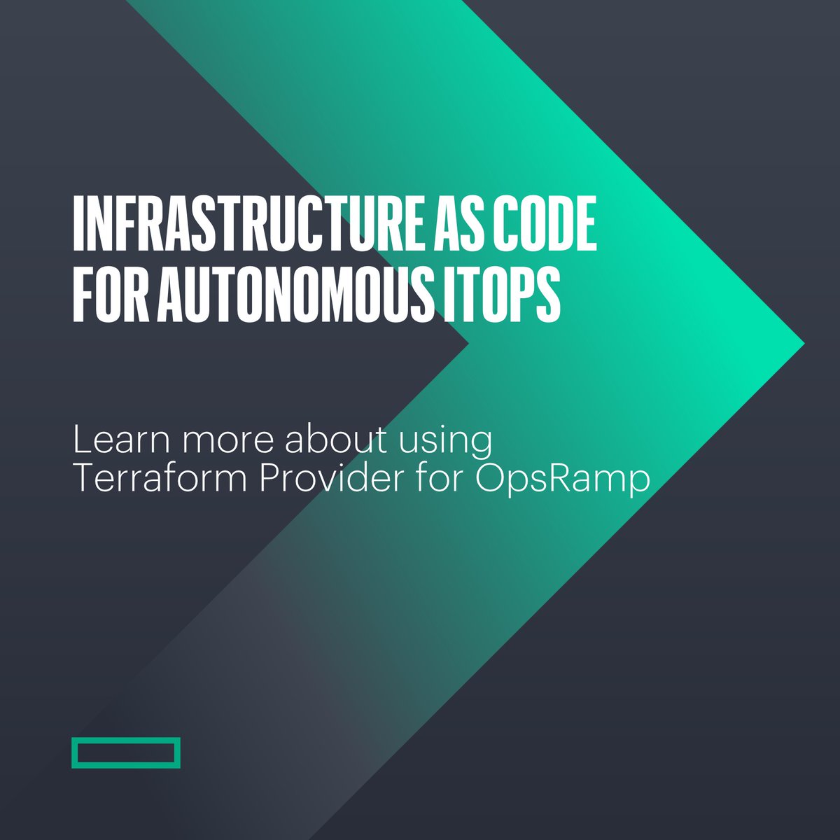 HPE_Developer's tweet photo. Achieving autonomous ITOps requires more than automating infrastructure. It also involves automating the configuration of the systems used to monitor & manage it. Learn hot to use Terraform Provider for HPE OpsRamp to do so. #HPEDEV https://t.co/r1ZN058uMw https://t.co/B6OkWTGorb