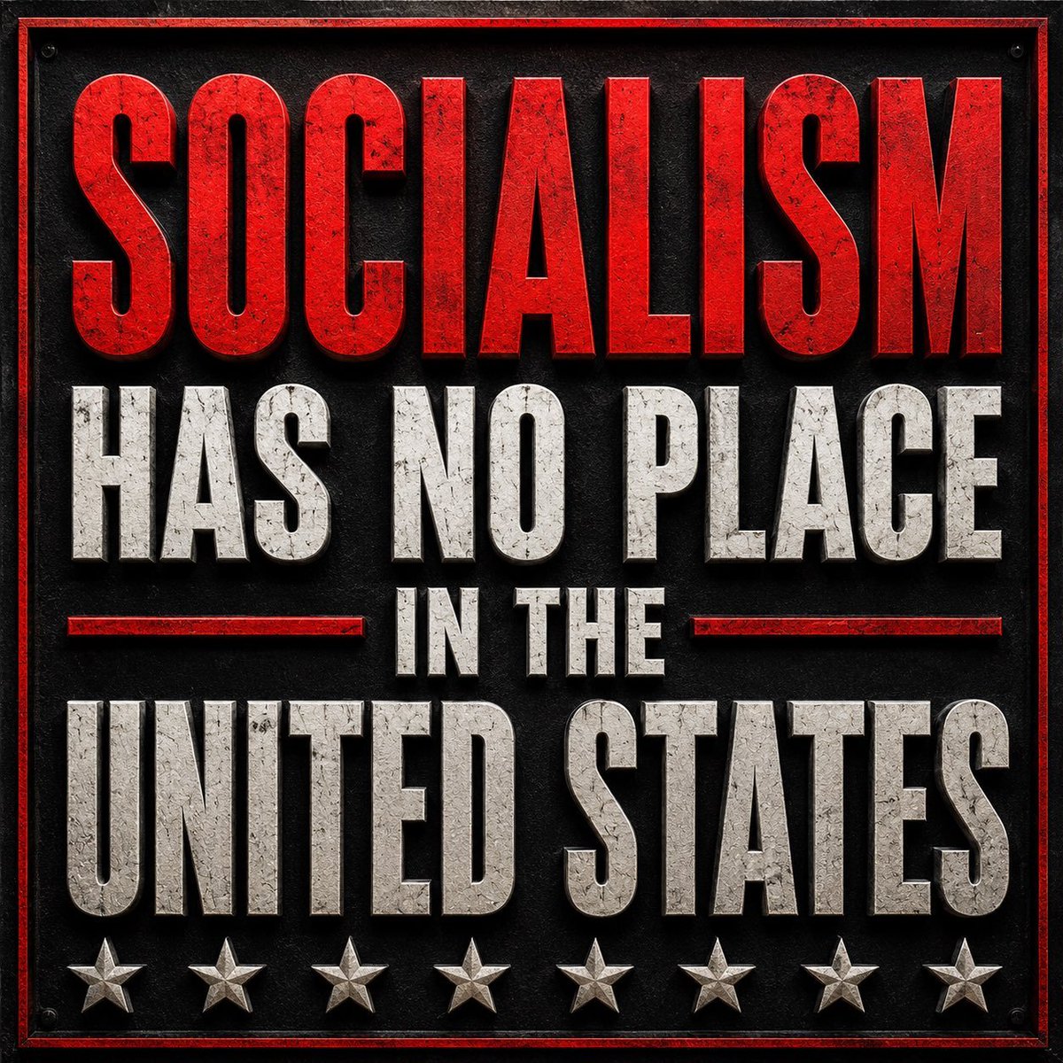 GuntherEagleman's tweet photo. Socialism promises equality, but history shows it delivers poverty, dependence, and less freedom every single time.

SAY NO TO SOCIALISM https://t.co/nSHh5YVY5D