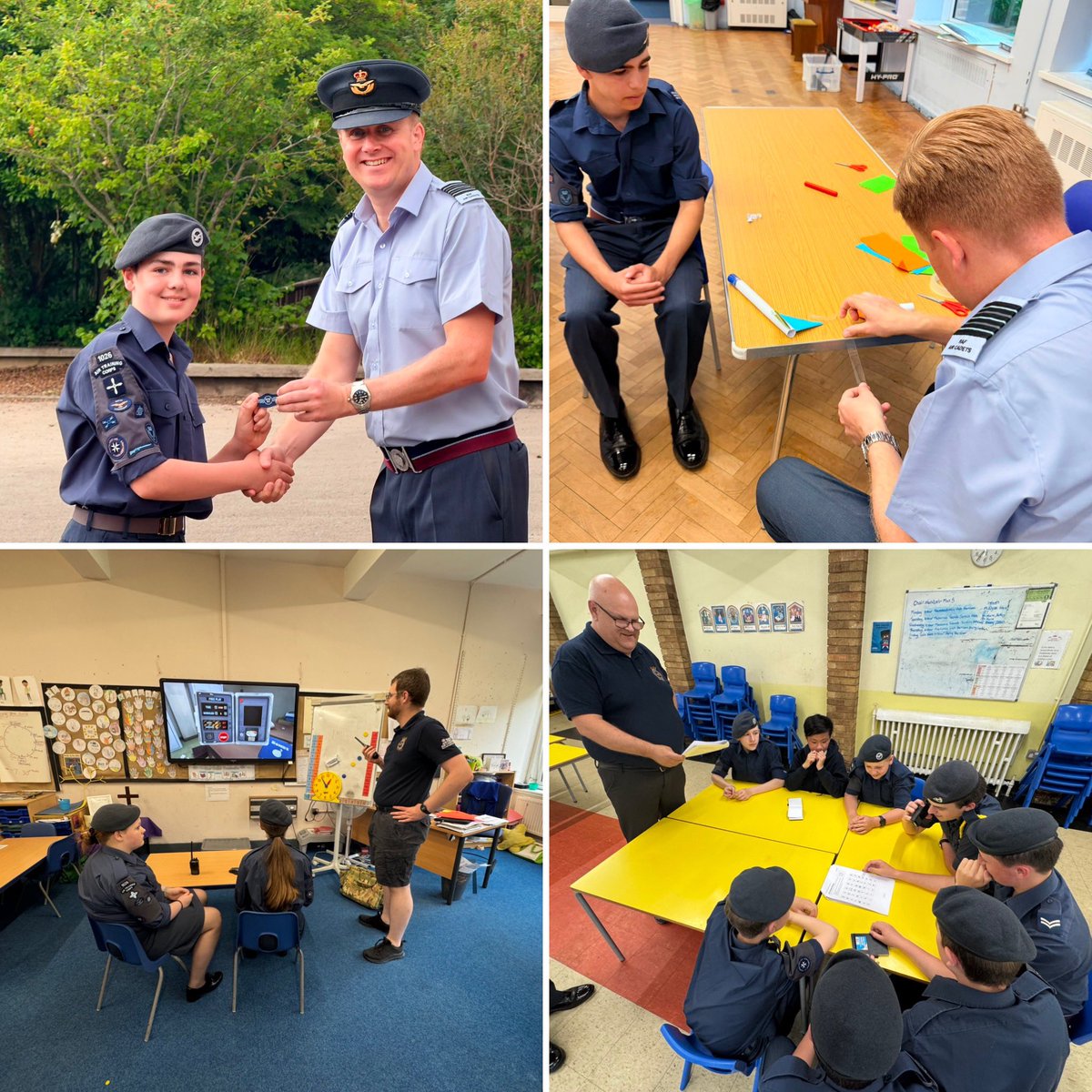 OCMerseyside's tweet photo. A great visit to @1026Sqn on Friday. The Cadets were doing STEM (Rocketry) &amp; Radio (Problem Solving). It was good to catchup with everyone &amp; hopefully they will be back in their Squadron by the end of this year. 🤞🏽@aircadets @AirCadetsNorth @MerseysideWing https://t.co/DGg40nIOQo