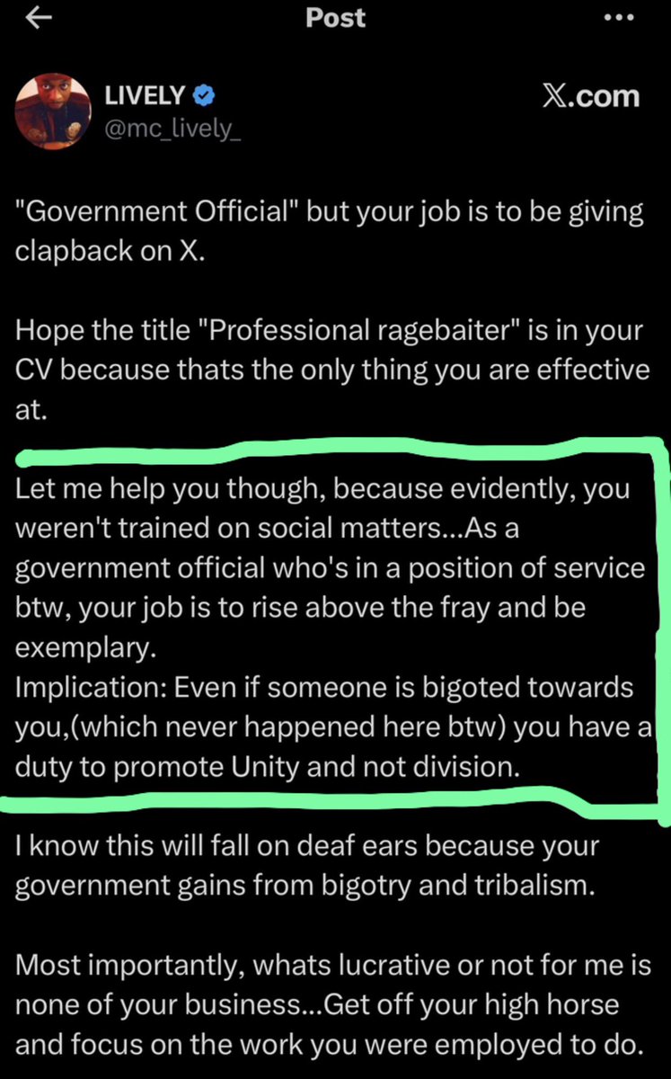 og_beeping101's tweet photo. You guys come and see something 😂They want to keep tearing down our leaders but our leaders must keep shaking for them? The funny thing is they don’t hold their own leaders to these standards.

These people are so funny. Chai Yoruba don suffer. I don’t even blame them at all, na our leaders in the past that treated y’all like humans that I blame