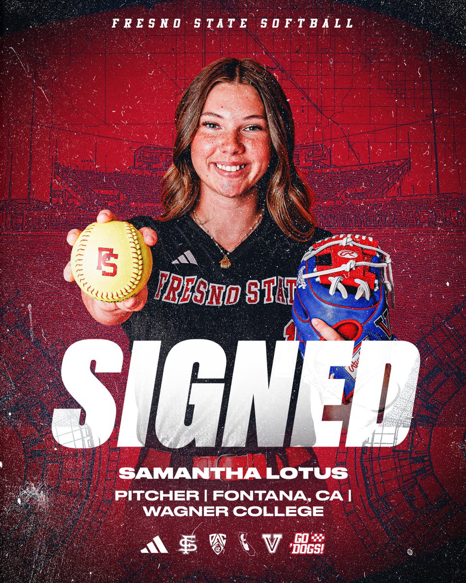 FresnoStateSB's tweet photo. Got ourselves a '𝘿𝙊𝙂 🔒

Welcome to the Bulldog family, Samantha‼️ https://t.co/xx5qlZ1tLz