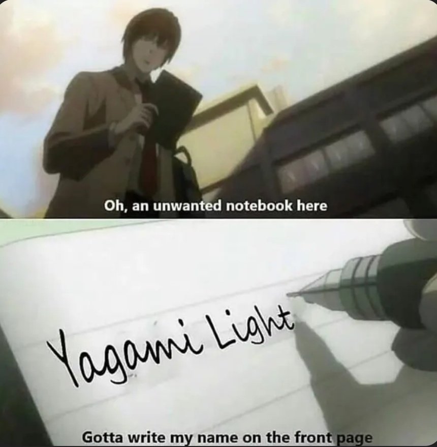 ColdStuffvr's tweet photo. If I Found The Death Note https://t.co/PWLtHbnl4u