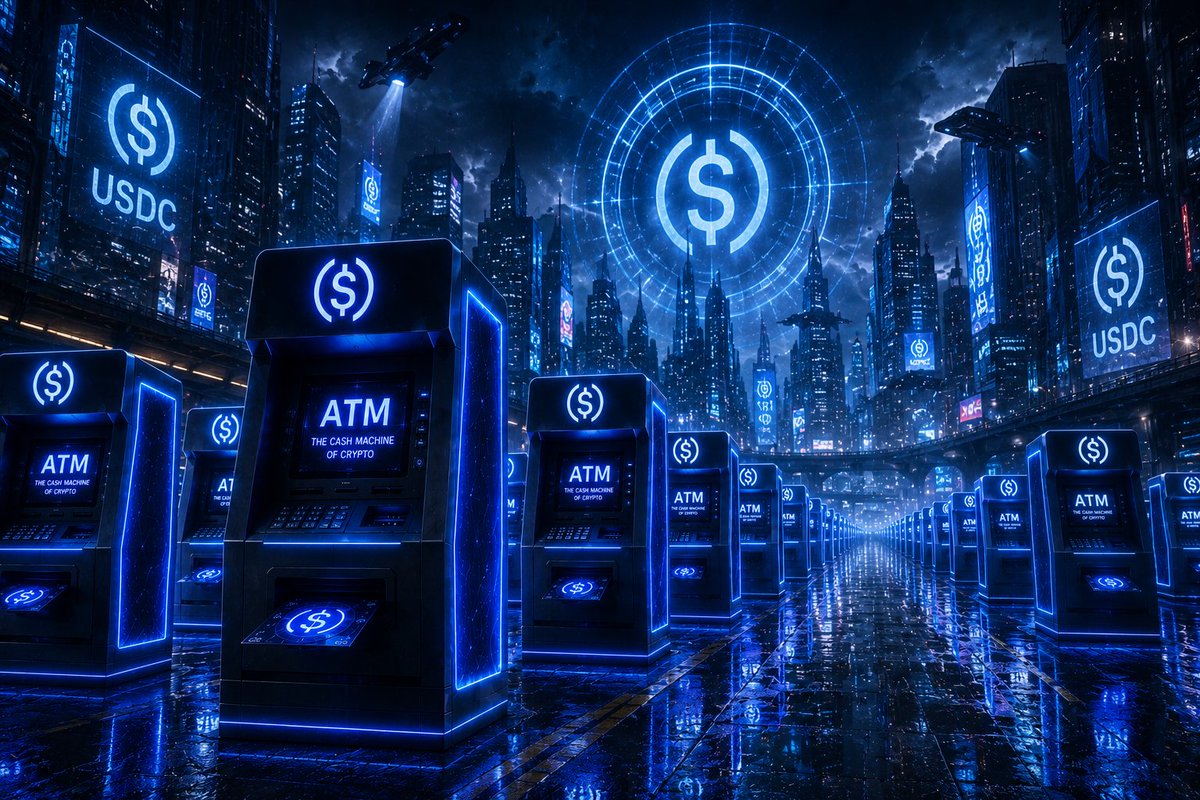 usdc_atm's tweet photo. One ATM is a machine.

Thousands of ATMs are a movement.

HOLD $ATM.
EARN $USDC.
The army is growing. https://t.co/5mO7EK1PEh