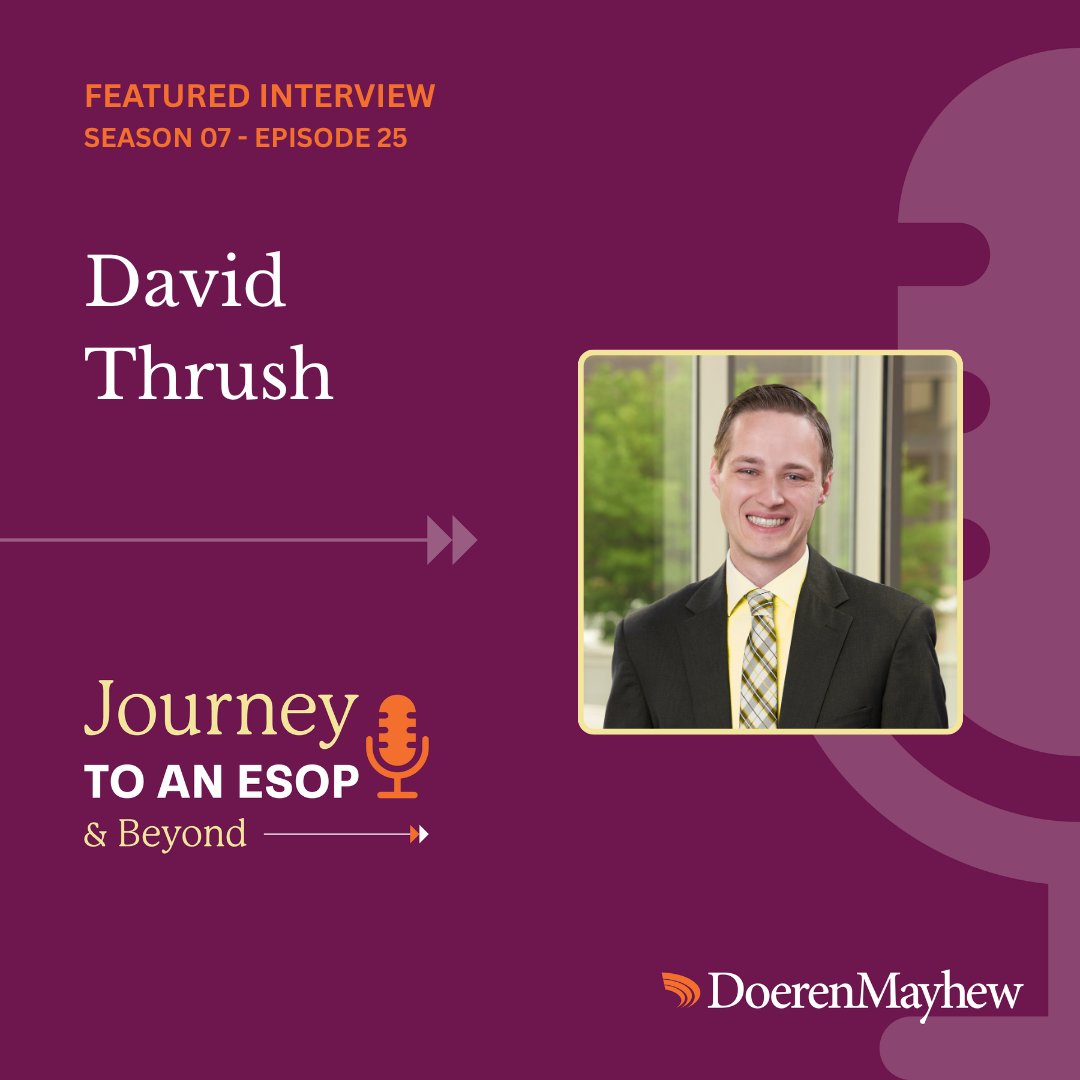 DoerenMayhew's tweet photo. NEW EPISODE: Our pros break down why employee benefit plan audits are essential to ESOPs and highlight how year‑round planning is essential to stay compliant and avoid surprises. Tune in here: https://t.co/n8nINfDCvG https://t.co/kAdZFZzlJQ