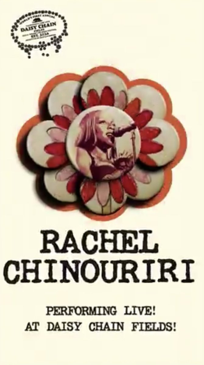 rachelfrupdate's tweet photo. Rachel Chinouriri pour le festival d’Olivia Rodrigo @daisychainfield https://t.co/3hv688GePr