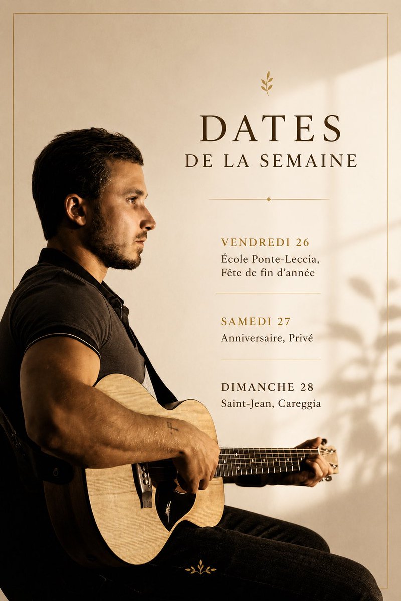 santinigui's tweet photo. Dates de la semaine 🎤✨ https://t.co/BHGYhVqBri