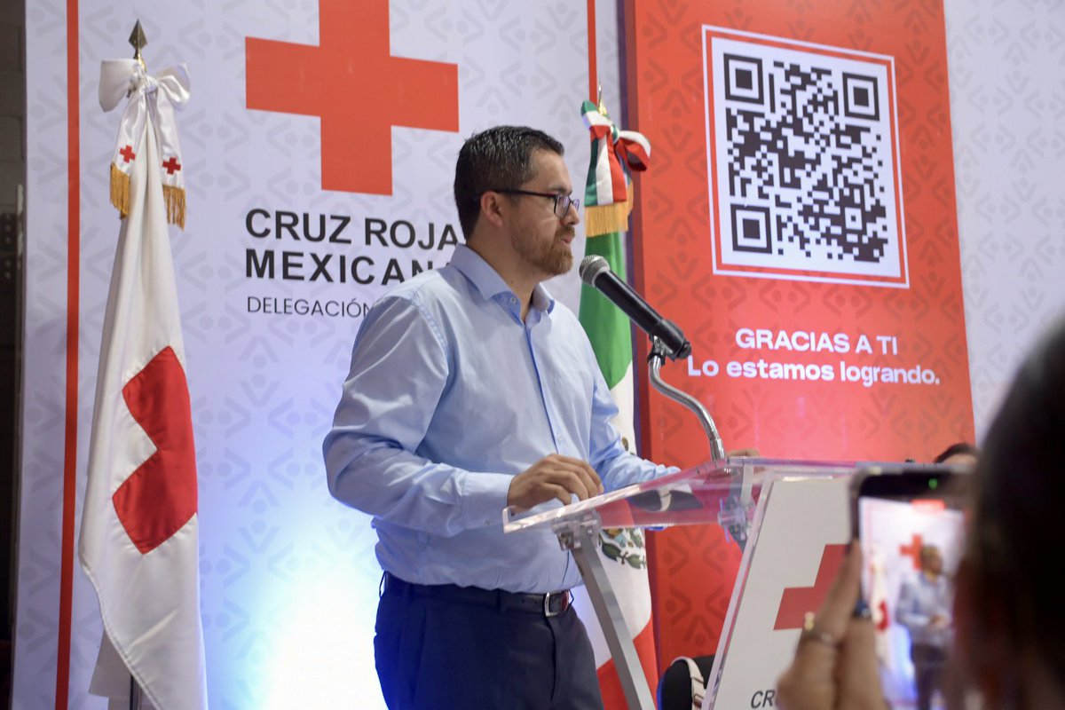 IsssteSinaloa_'s tweet photo. ¡Gran cierre de la Colecta Cruz Roja 2026 en Sinaloa!✨

Nuestra subdelegada médica, la Dra. Miroslava S; el pasado viernes estuvo presente en el cierre de esta gran campaña solidaria, donde se anunció una recaudación histórica ¡superando por completo la meta del año pasado! 🚑❤️ https://t.co/EVaqomT1PY