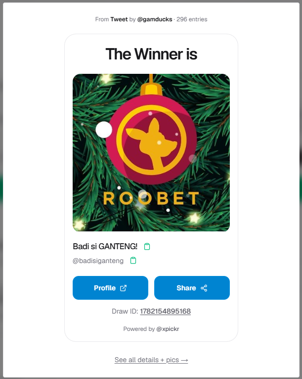 gamducks's tweet photo. @HypeDrop Congratulations to @Jyan129, @MickeyToomey, and @Pelsik3 on winning spots in the sponsored battle, and to @badisiganteng, our bonus X giveaway winner! https://t.co/145gkyGfcZ