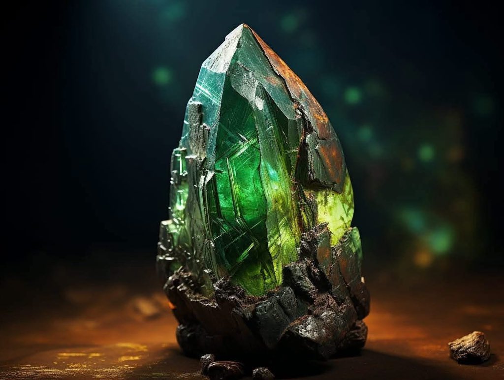 Cloudman176's tweet photo. In the Bible, the emerald is a precious stone that adorns the foundation of the New Jerusalem. The emerald is a symbol of the city's beauty, value, and divine origin. It also represents the resurrection and the birth of a new life. https://t.co/3euD2LMnJt