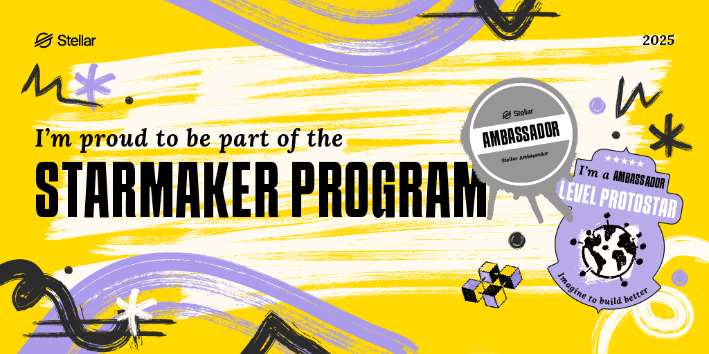 adrysavm's tweet photo. 🚀 Feliz de pertenecer al Programa de Embajadores StarMaker de Stellar como Protostar. La tecnología avanza gracias a las comunidades y los desafíos locales son oportunidades para construir soluciones globales @StellarOrg @StarMaker_LATAM 
@TheBAFNetwork https://t.co/sMSYNJ7NYh