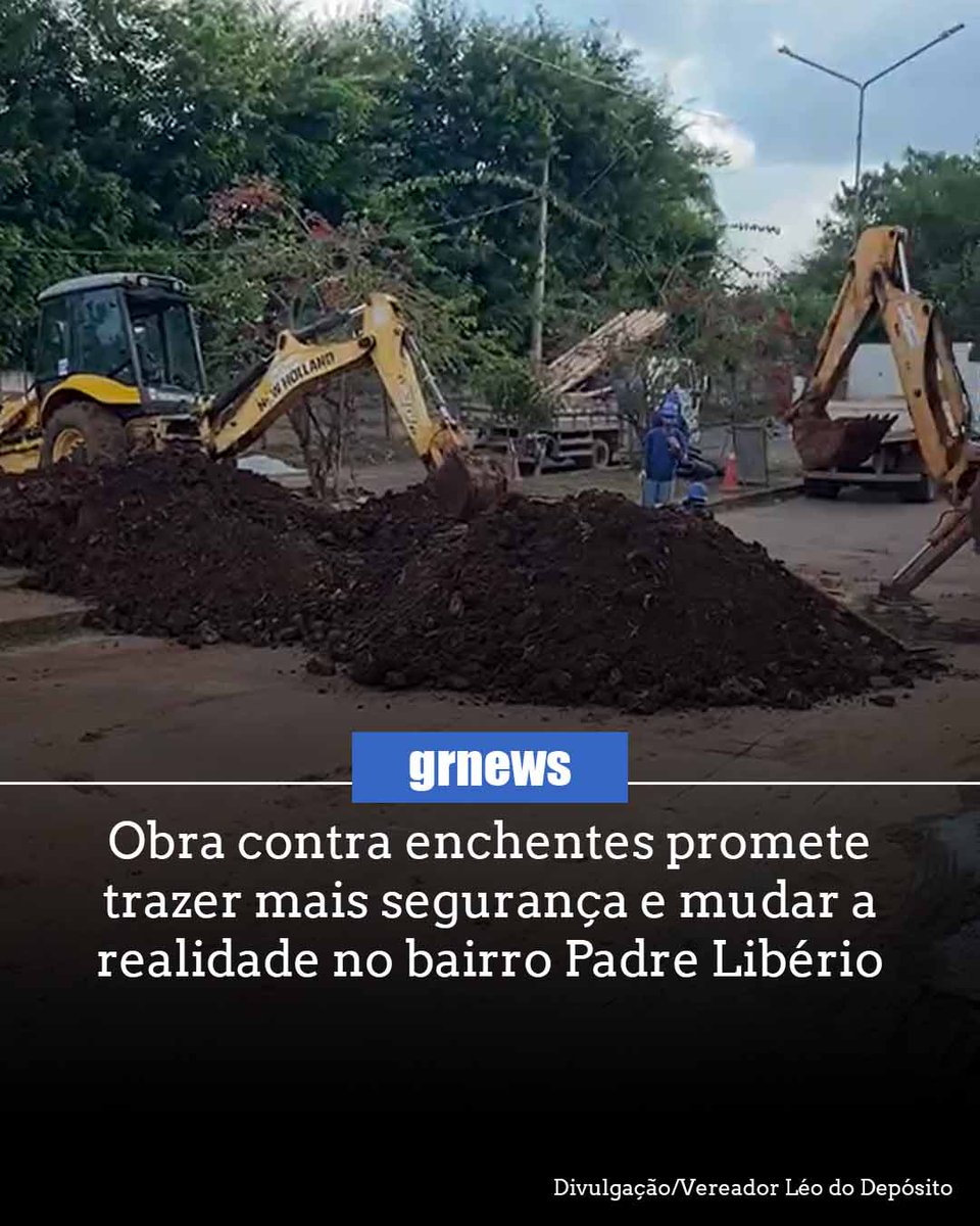 grnews's tweet photo. 🚧🌧️ A obra de drenagem pluvial no bairro Padre Libério segue avançando em Pará de Minas. A expectativa é reduzir alagamentos, aumentar a segurança e melhorar a mobilidade de moradores que convivem há anos com os impactos das fortes chuvas. Saiba mais em https://t.co/WhQ3Qp49Uk. https://t.co/rXlH6DhinW