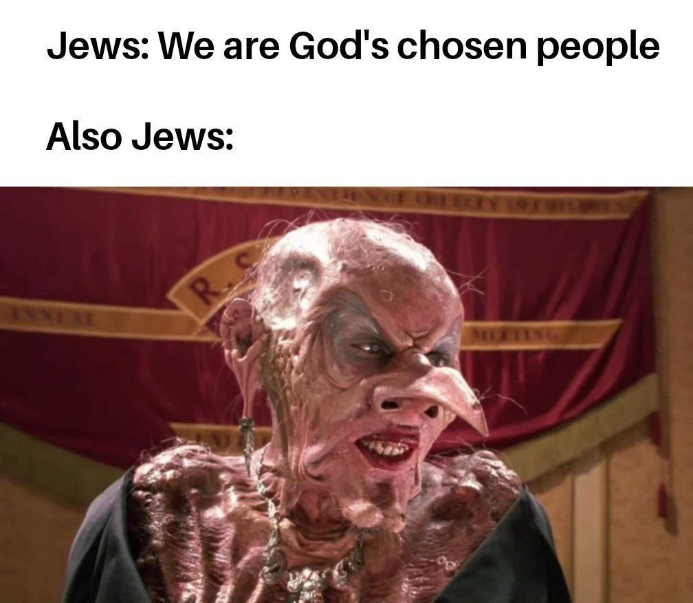 RealWorldPhysic's tweet photo. @NHL94King @siyahsancakx It's the Jews https://t.co/wNhu2B5hTp