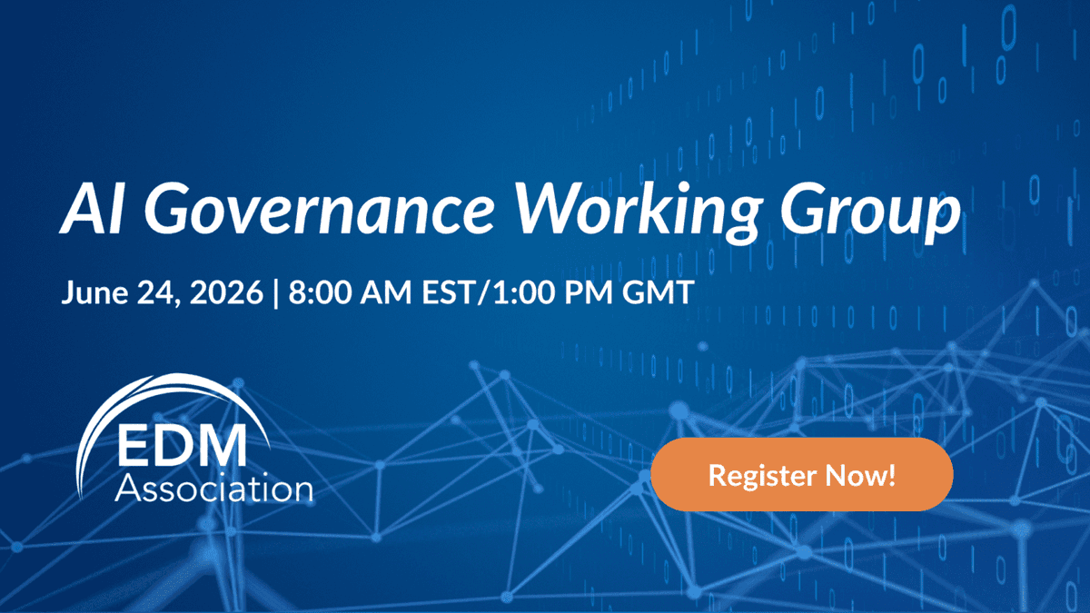 edmcouncil's tweet photo. Who's writing the rules for responsible AI? Join the EDM Association's AI Governance Working Group on June 24th to find out.

Register here: https://t.co/IoszByHMab

#AI #Automation #CDMC #DataGovernance #DCAM https://t.co/HrJopVmd0q