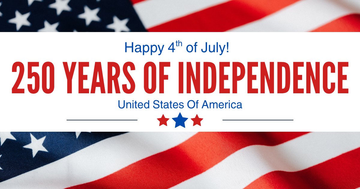 BrazosCountyTX's tweet photo. 🇺🇸Happy 250th Birthday, USA! 🇺🇸
Brazos County offices will close at 2pm Thursday, July 2, 2026, and will remain closed through Friday, July 3rd in celebration of Independence Day. 🎆
Regular office hours resume Monday, July 6th. https://t.co/qH8qtFVokf