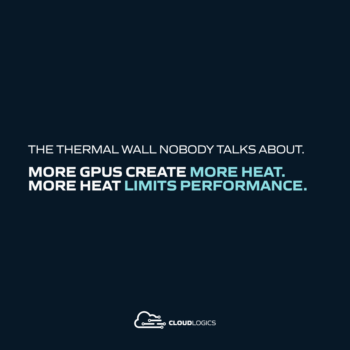 cloudlogicsUS's tweet photo. The next bottleneck in AI is heat. 🔥

#AIInfrastructure #AIWorkloads https://t.co/RtVTSYZLbV