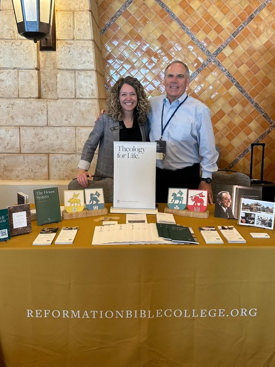 RefBibleCollege's tweet photo. It was a joy to attend the summer conference of one of our partners, the Society for Classical Learning. 

In one of the sessions, Dr. @theLeviBerntson discussed how a classical vision for education is recovered by rightly ordering every discipline under theology. https://t.co/Wgu1BBVUZ9