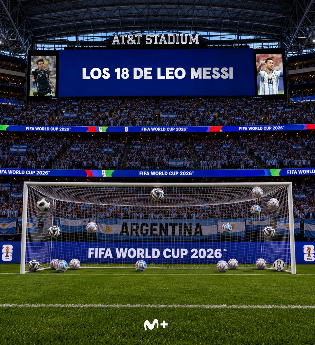 MPlusDeportes's tweet photo. Los 18 de 𝑳𝒊𝒐𝒏𝒆𝒍 𝑨𝒏𝒅𝒓𝒆́𝒔 𝑴𝒆𝒔𝒔𝒊 𝑪𝒖𝒄𝒄𝒊𝒕𝒕𝒊𝒏𝒊.

⚽️ en Alemania 2006.
⚽️⚽️⚽️⚽️ en Brasil 2014.
⚽️ en Rusia 2018.
⚽️⚽️⚽️⚽️⚽️⚽️⚽️ en Catar 2022.
⚽️⚽️⚽️⚽️⚽️ en EEUU, Canadá y México 2026.

#LaCasaDelFútbol https://t.co/HGJqjeiPmV