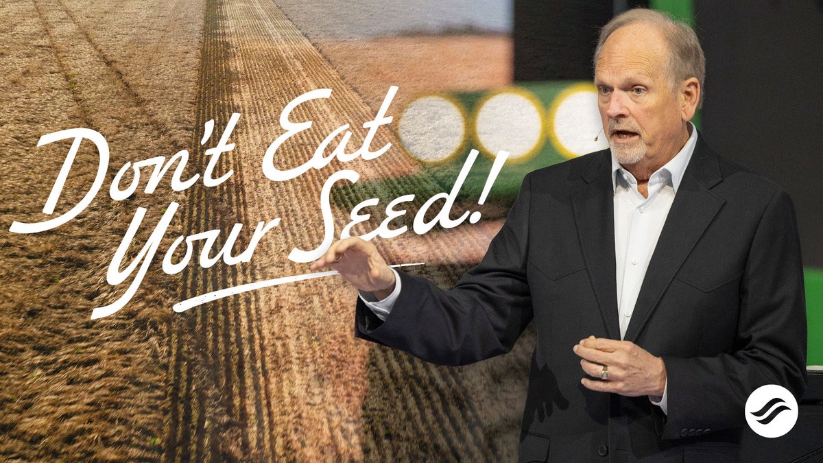 newspringkansas's tweet photo. A farmer would never eat the seed intended to plant for a future harvest, so don't eat the seed God has given you. Do the right thing, and wait! Watch this weekend's service at https://t.co/krN49OhfEA. https://t.co/AI6uBjSNpC