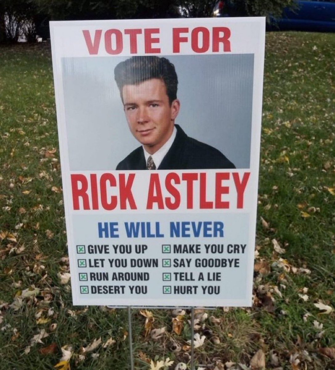 davietweetsc's tweet photo. VOTE : RICK ASTLEY 
FOR PM #Britain 
🇬🇧🇬🇧🇬🇧🇬🇧🇬🇧🇬🇧🇬🇧🇬🇧🇬🇧🇬🇧🇬🇧 https://t.co/NMwIM6uPHk