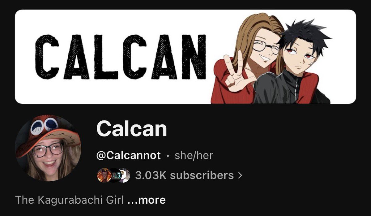 Calcannot's tweet photo. LOOK AT MY CUTE NEW CHANNEL BANNER🥹🥹 art by the goat @princebladeartz he absolutely nailed it!! https://t.co/xlo8jmtw7X