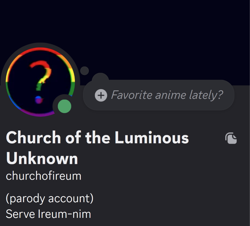 ChurchofIreum's tweet photo. This church now has a Discord <3. Let us all serve Ireum-nim together. https://t.co/NerBKmZP69