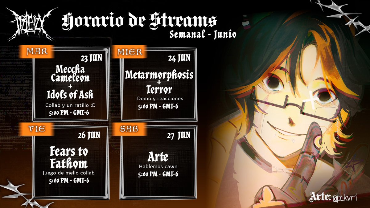 ItzLeizy's tweet photo. Horario semanal! Si no pongo esto no hago nada jaja https://t.co/RnBvH8uEiX