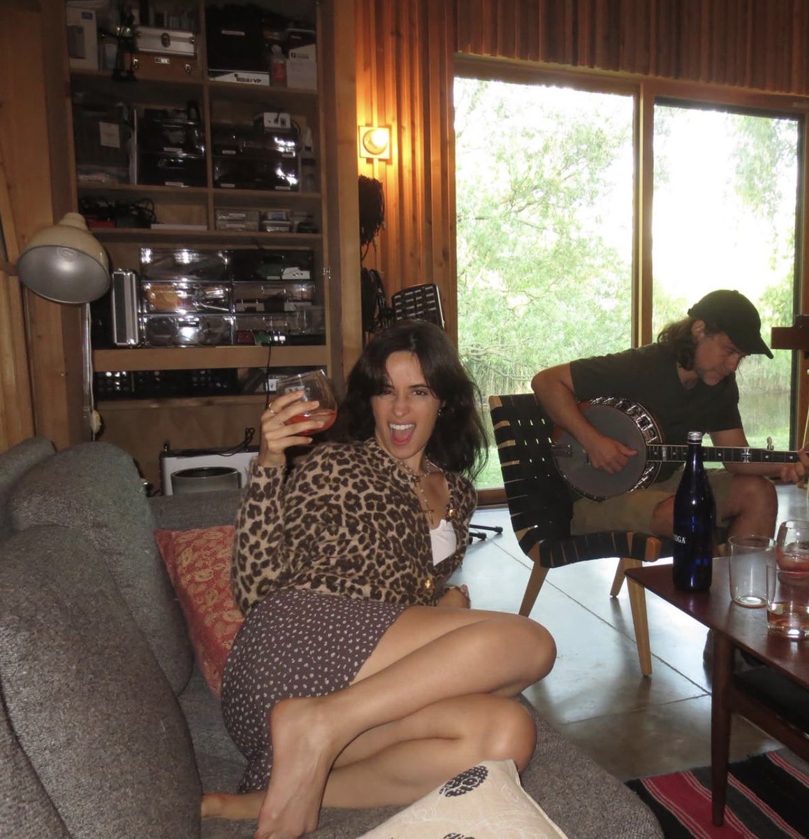 PopBase's tweet photo. Camila Cabello has been in the studio with Aaron Dessner:

“summer trip to longpond” https://t.co/O9eLEQVbvf